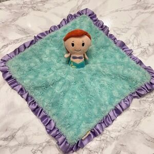 Disney Little Mermaid Ariel Plush Blanket Lovey Security Toy